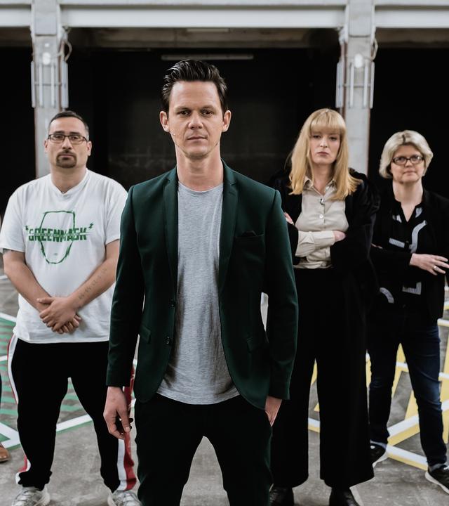 Jo Schück mit seinen Gästen