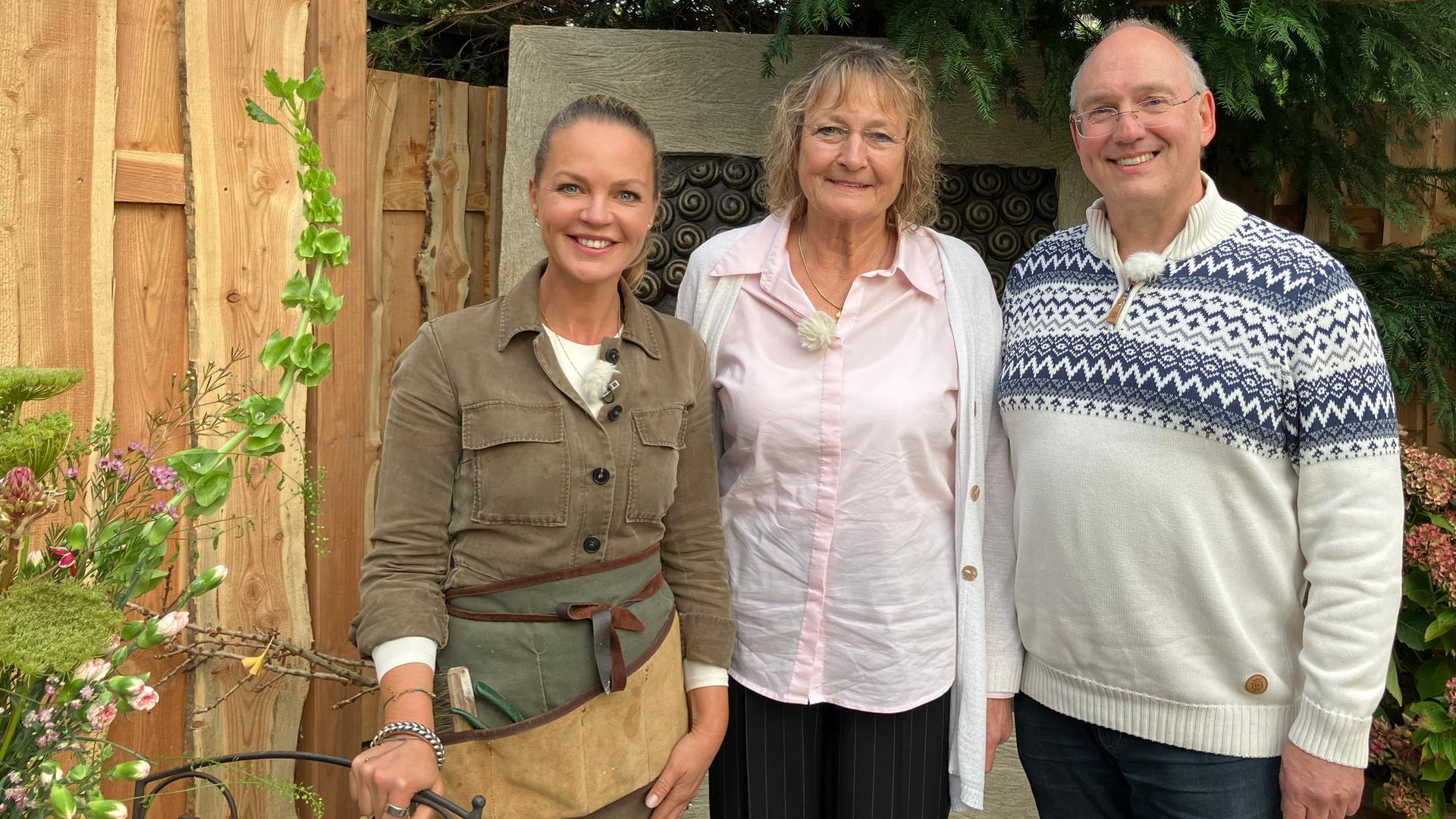 Eva Brenner, Karin Schmitz-Rashid und Heinz Schmitz-Rashid