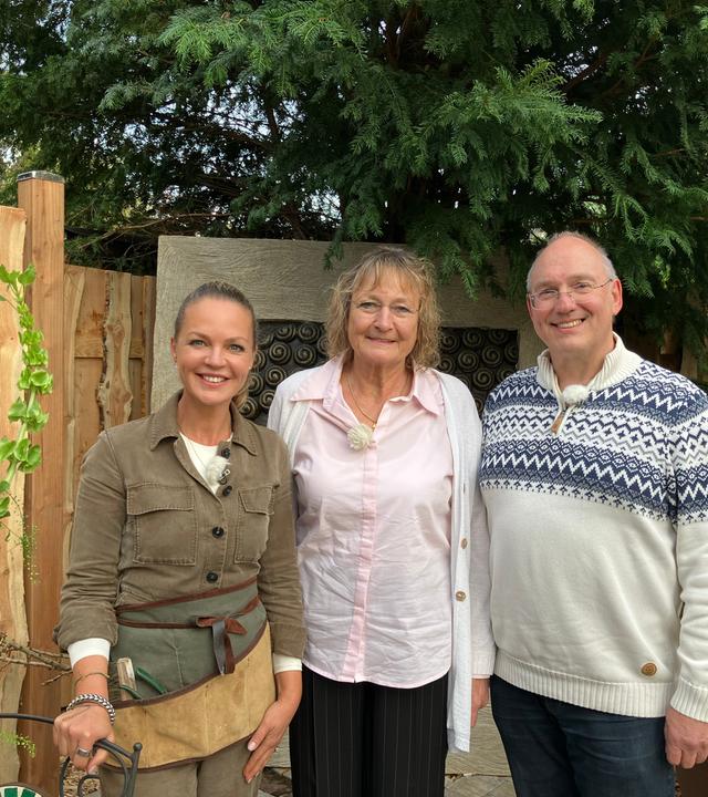 Eva Brenner, Karin Schmitz-Rashid und Heinz Schmitz-Rashid