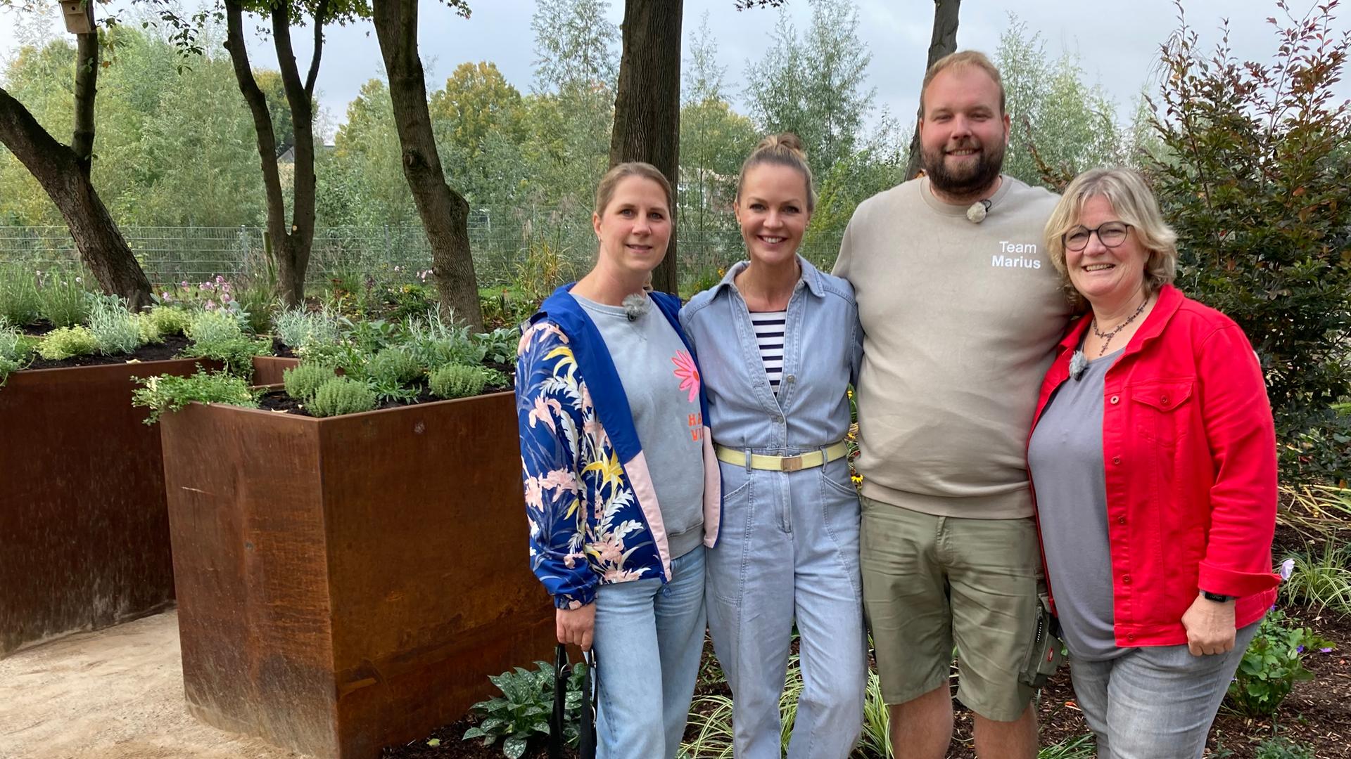 Eva Brenner, Hospiz Mitarbeiterinnen und Marius Surmann