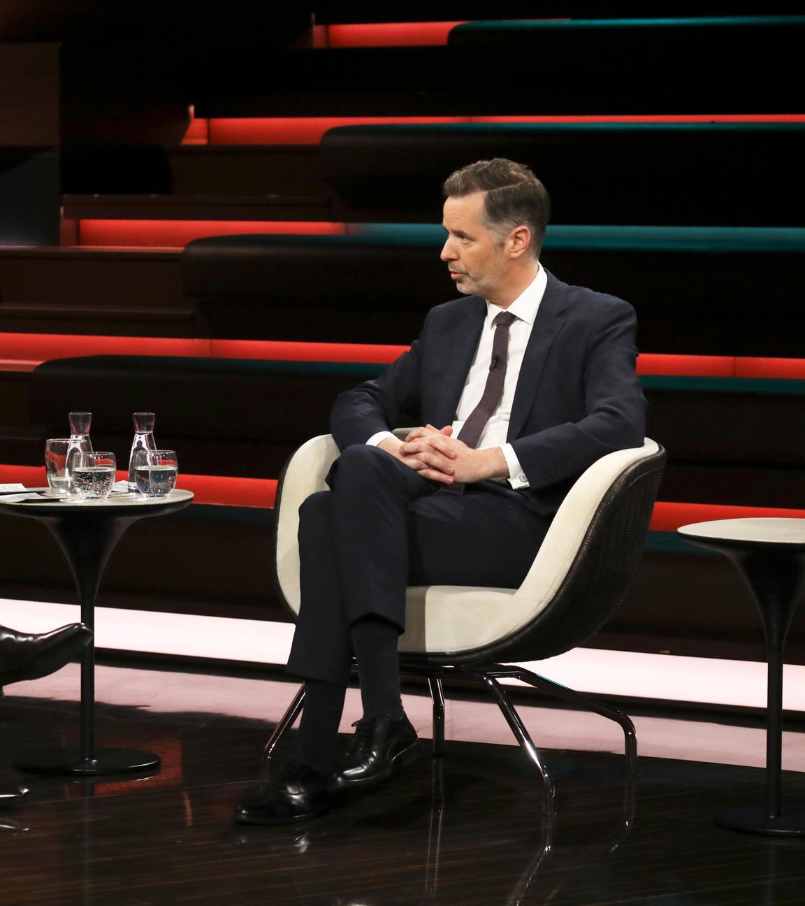 FDP-Politiker Christian Dürr zu Gast in der Sendung von Markus Lanz.