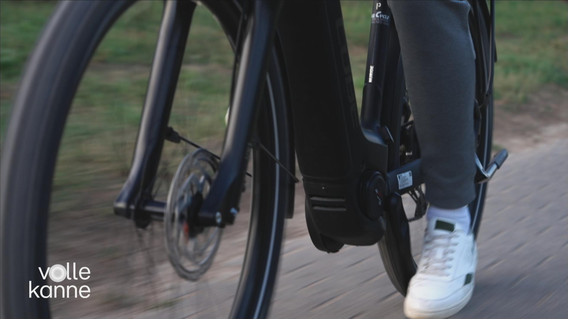 Ein E-Bike in Nahaufnahme.