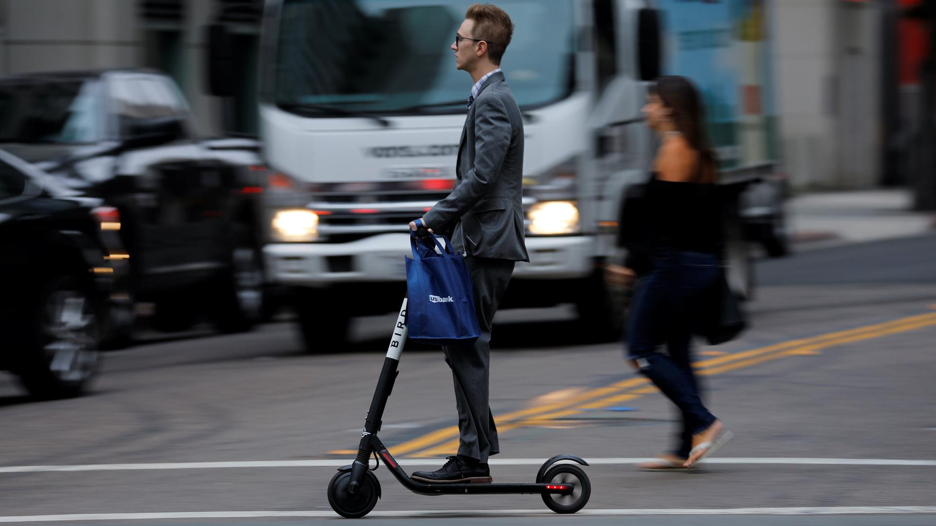 Unterwegs mit dem E-Scooter