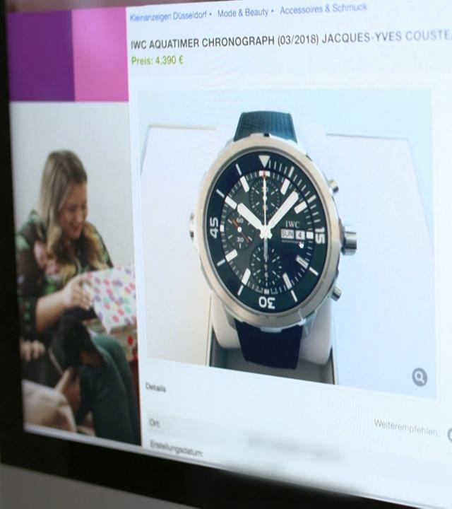 Anzeige für eine Uhr bei ebay-Kleinanzeigen 