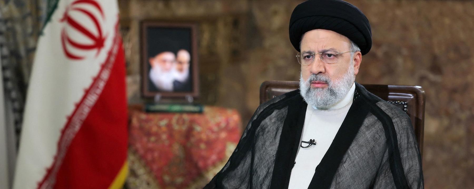 Irans Präsident Ebrahim Raisi, aufgenommen am 12.06.2023 in Caracas (Venezuela)