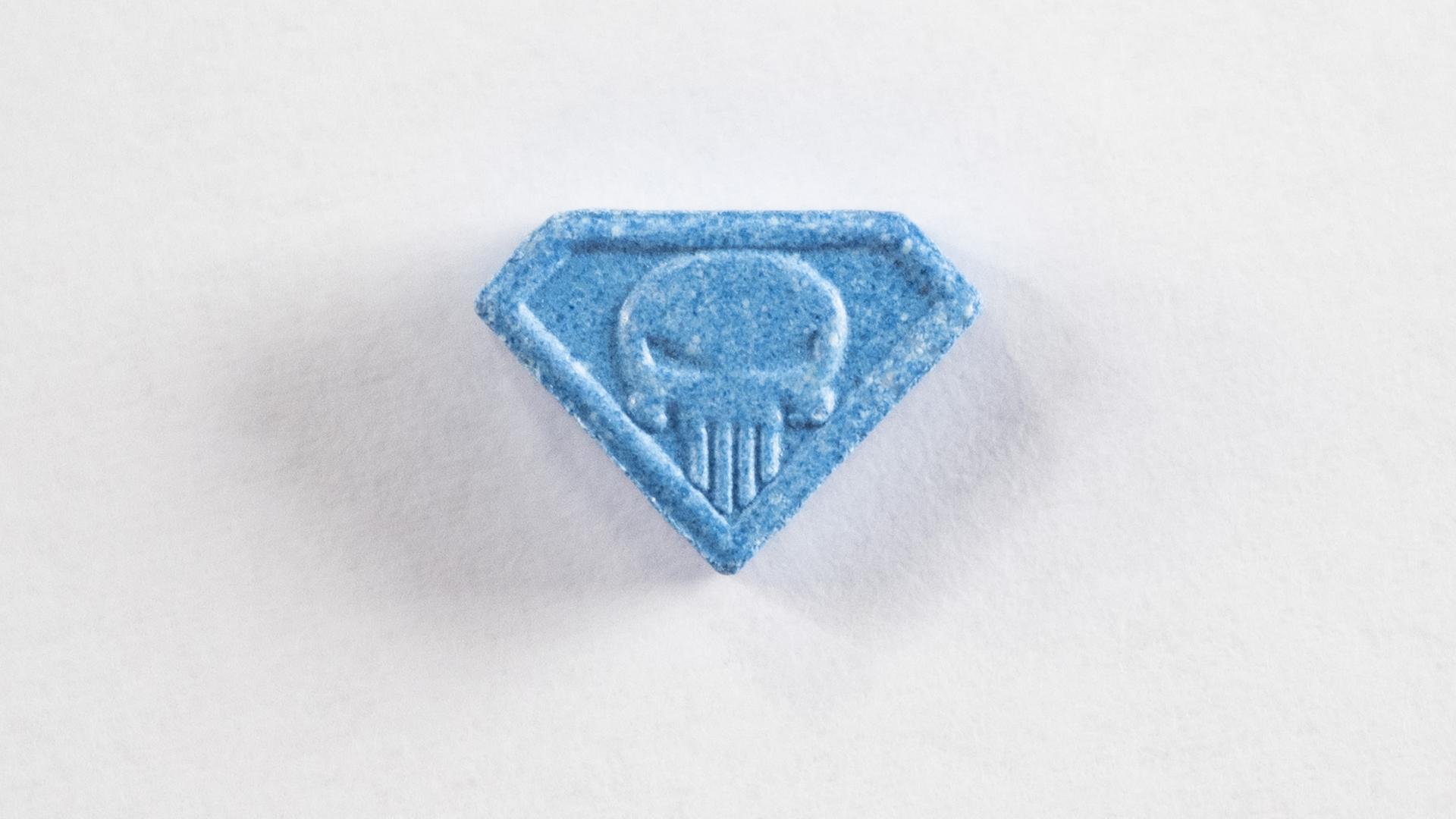 Ecstasy-Pille "Blue Punisher"