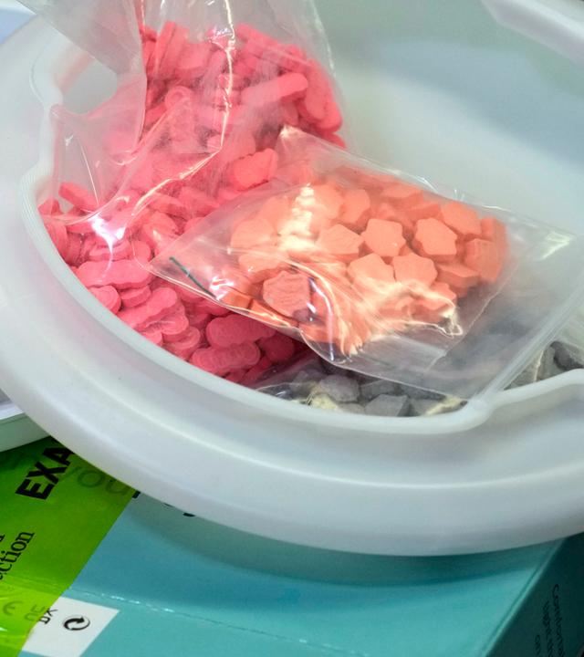 Ecstasy-Pillen, Symbolbild