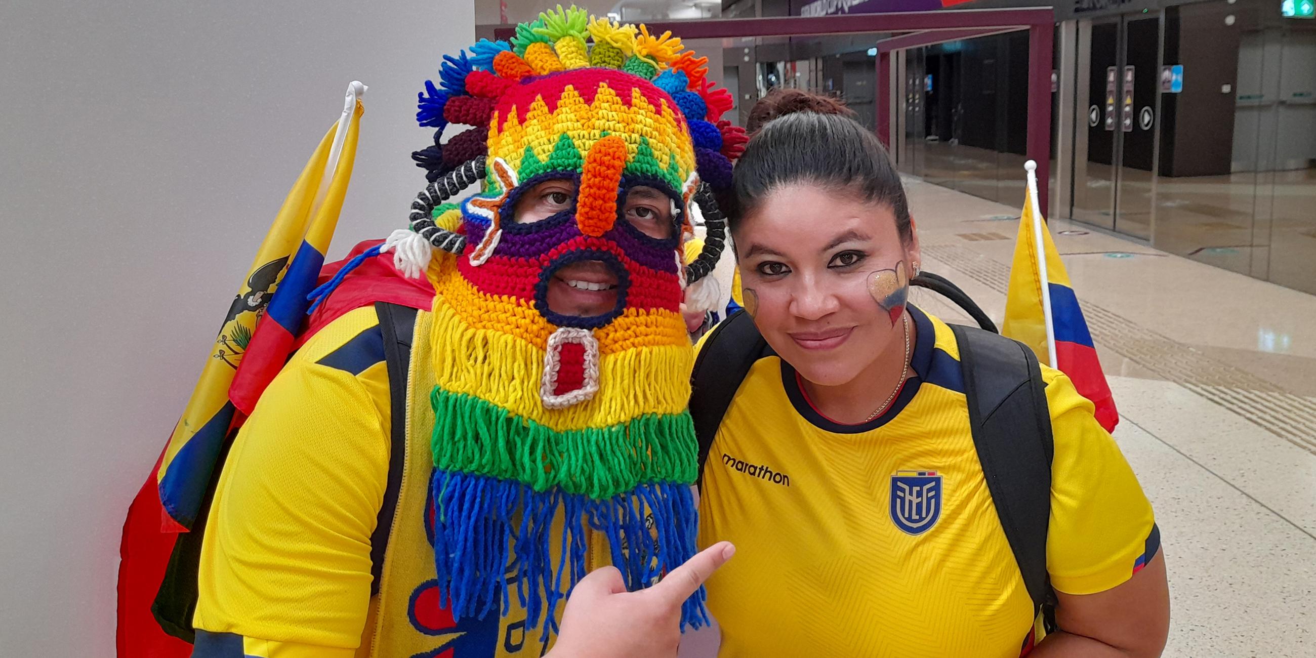 Fans aus Ecuador