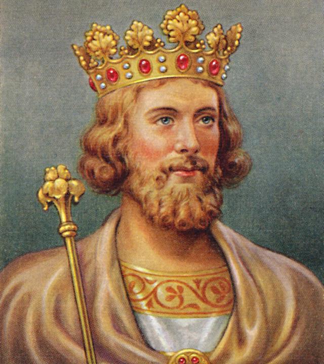 "Edward II. von England - Tödliches Spiel um die Macht": Gemälde von Edward II. in Farbe.