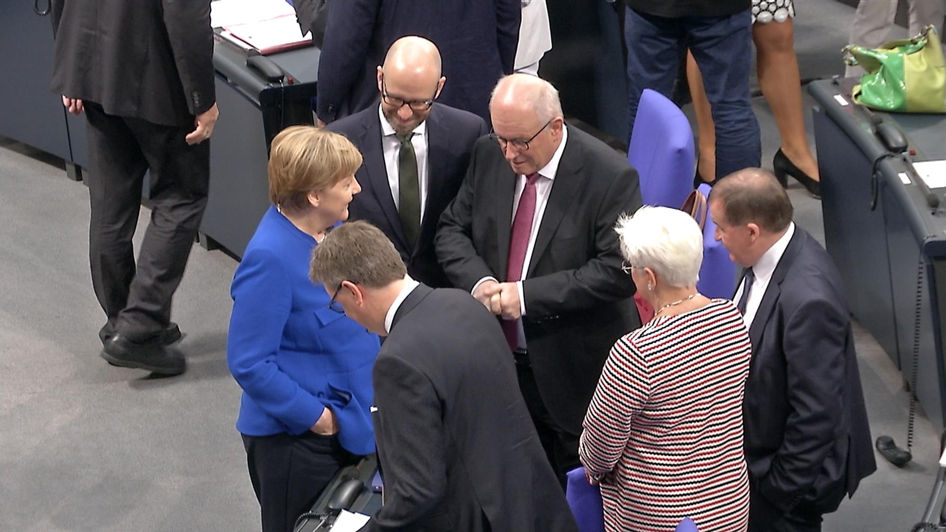 Angela Merkel nach Abstimmung zur Ehe für alle im Bundestag
