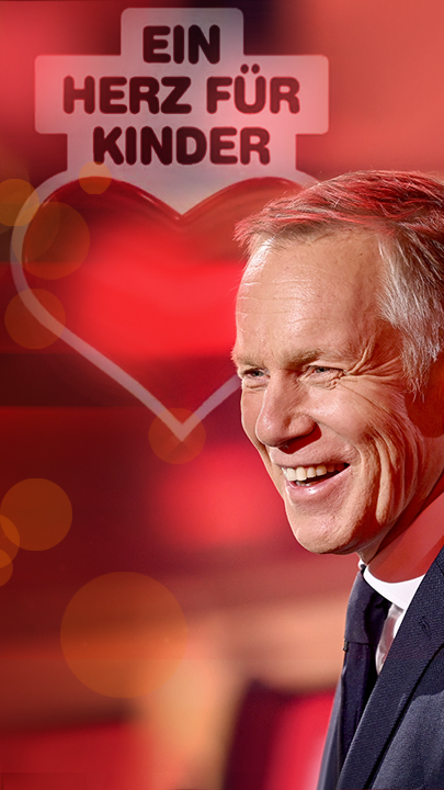 Moderator Johannes B. Kerner bei Ein Herz für Kinder