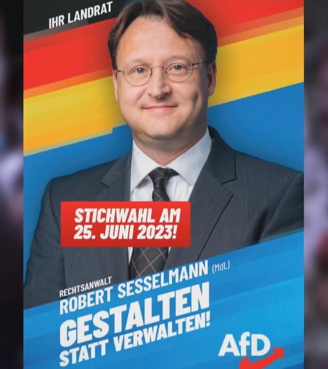 AfD-Landrat Robert Sesselmann