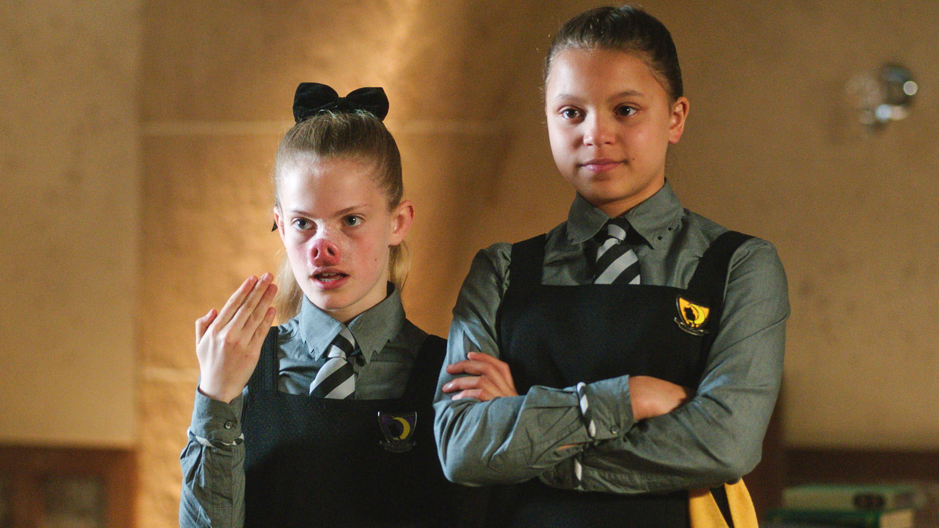 Esther mit der Schweinenase.