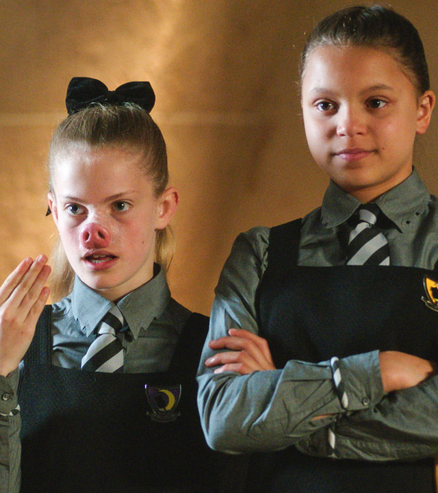 Esther mit der Schweinenase.