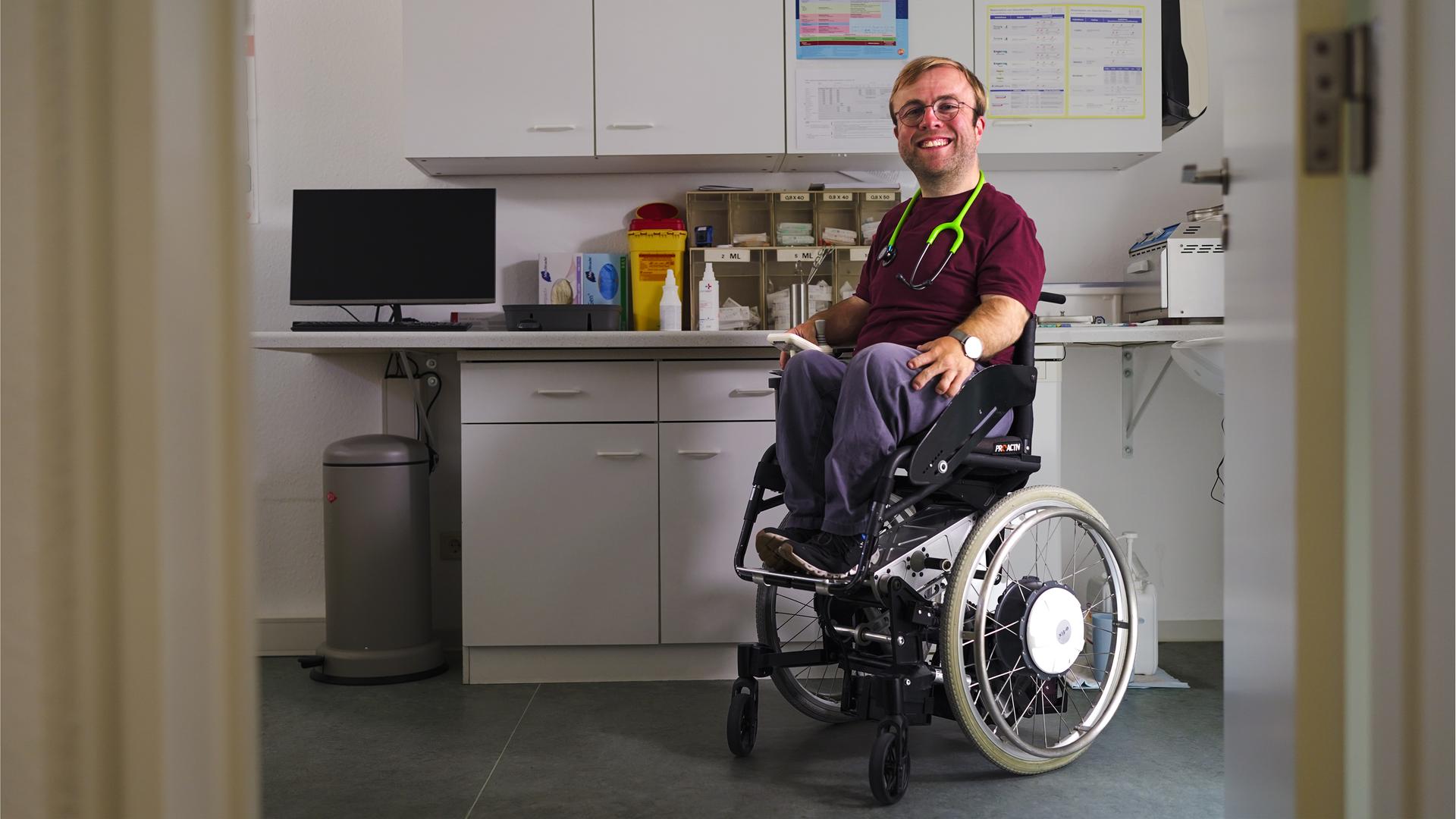 Voller Einsatz mit Behinderung