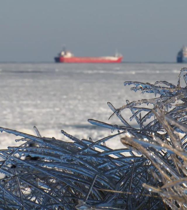 eingefrorene Ostsee