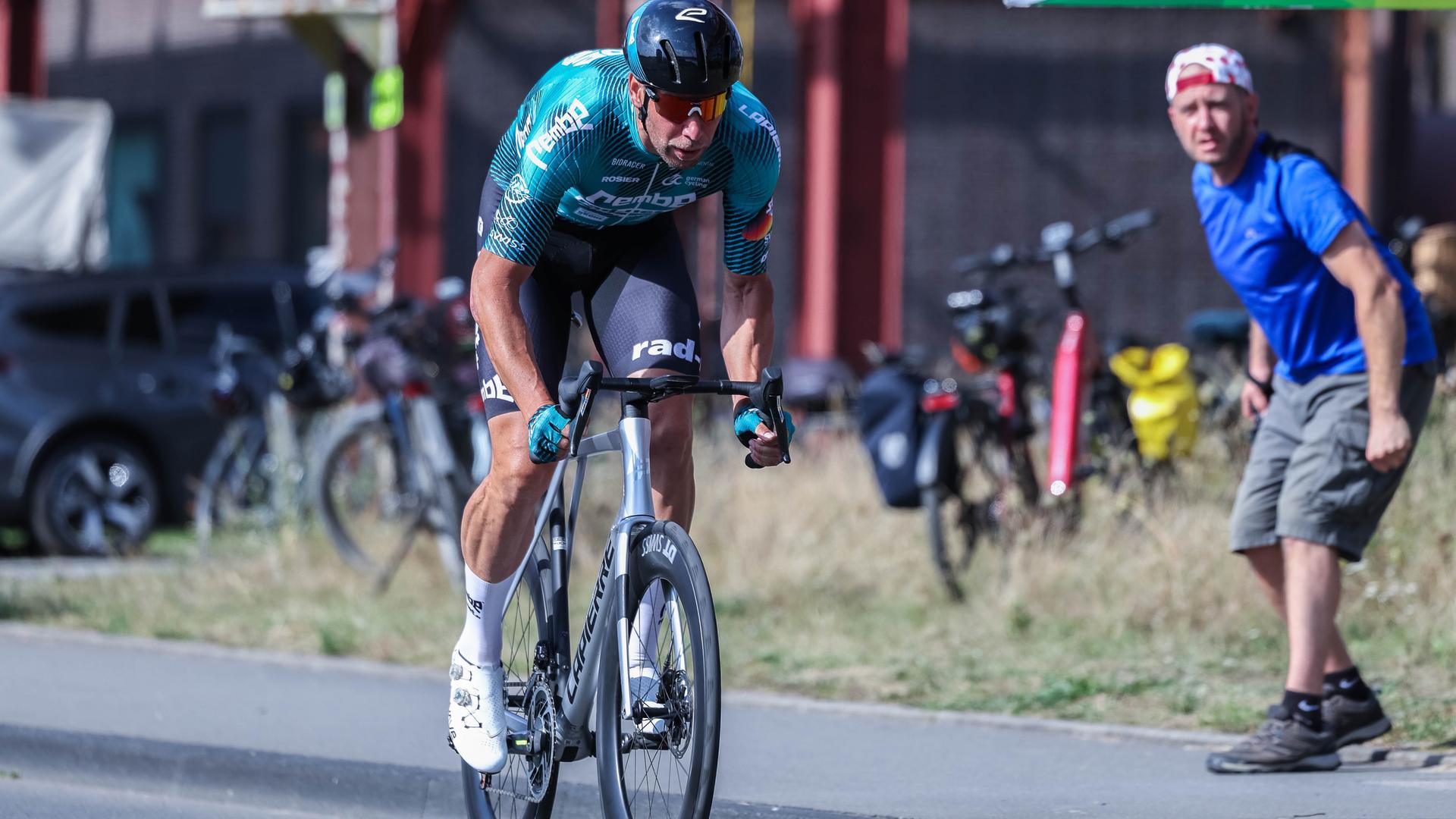 Roger Kluge beim Prolog der Deutschland Tour 2025