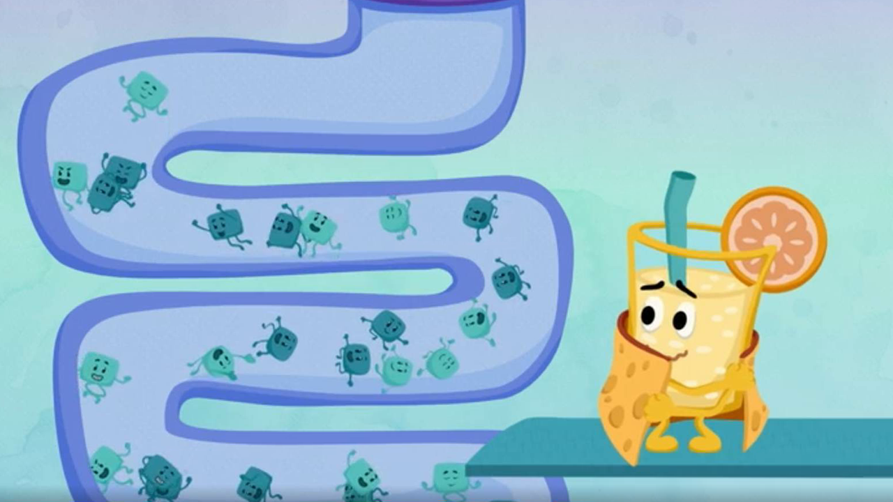 Offener Kühlschrank