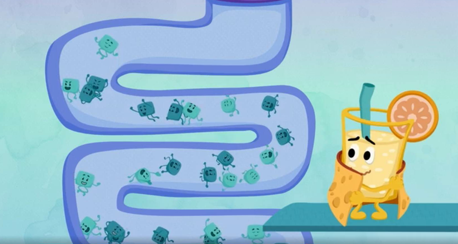 Offener Kühlschrank