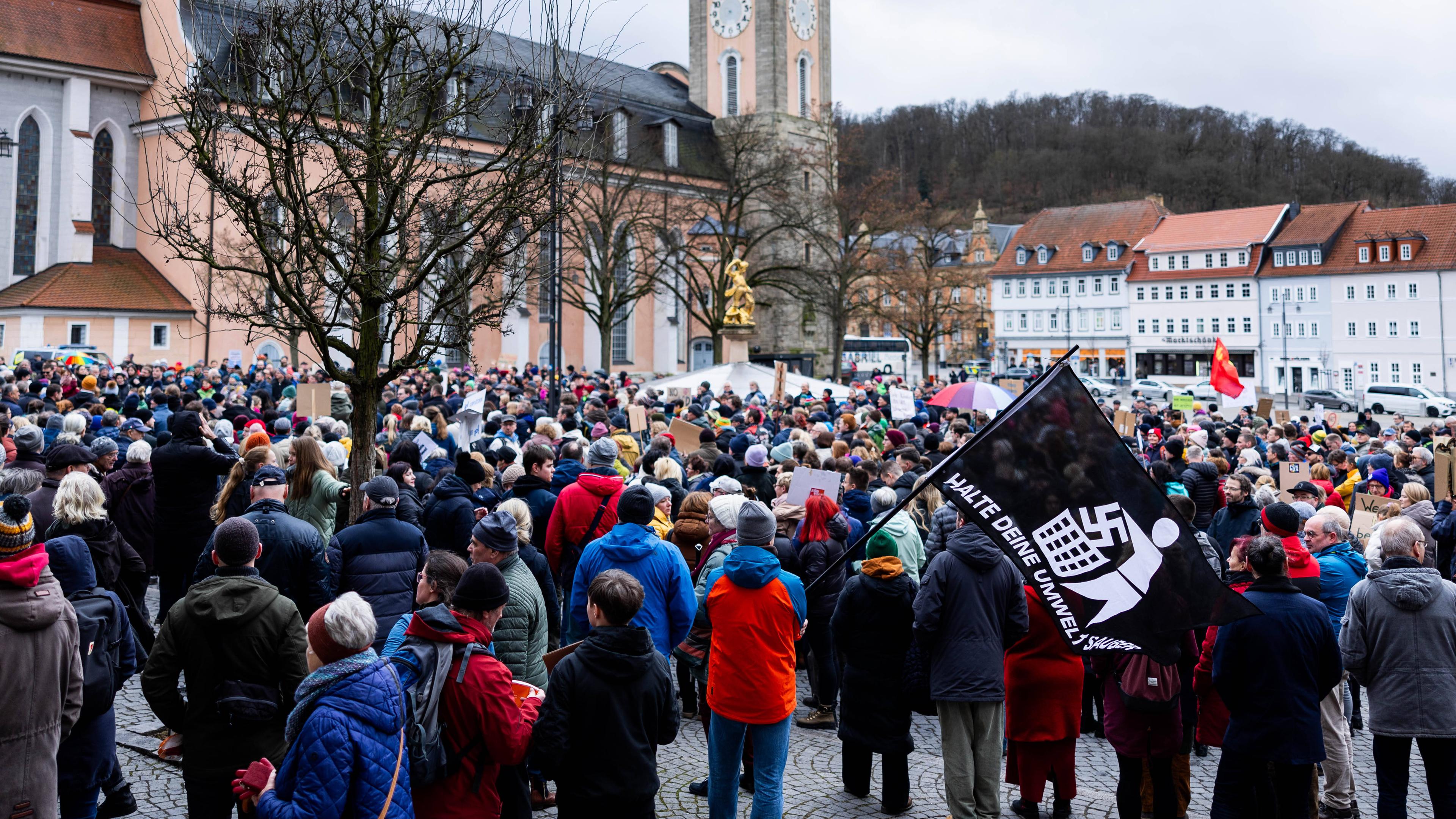 Demo gegen Rechtsextremismus, Eisenach