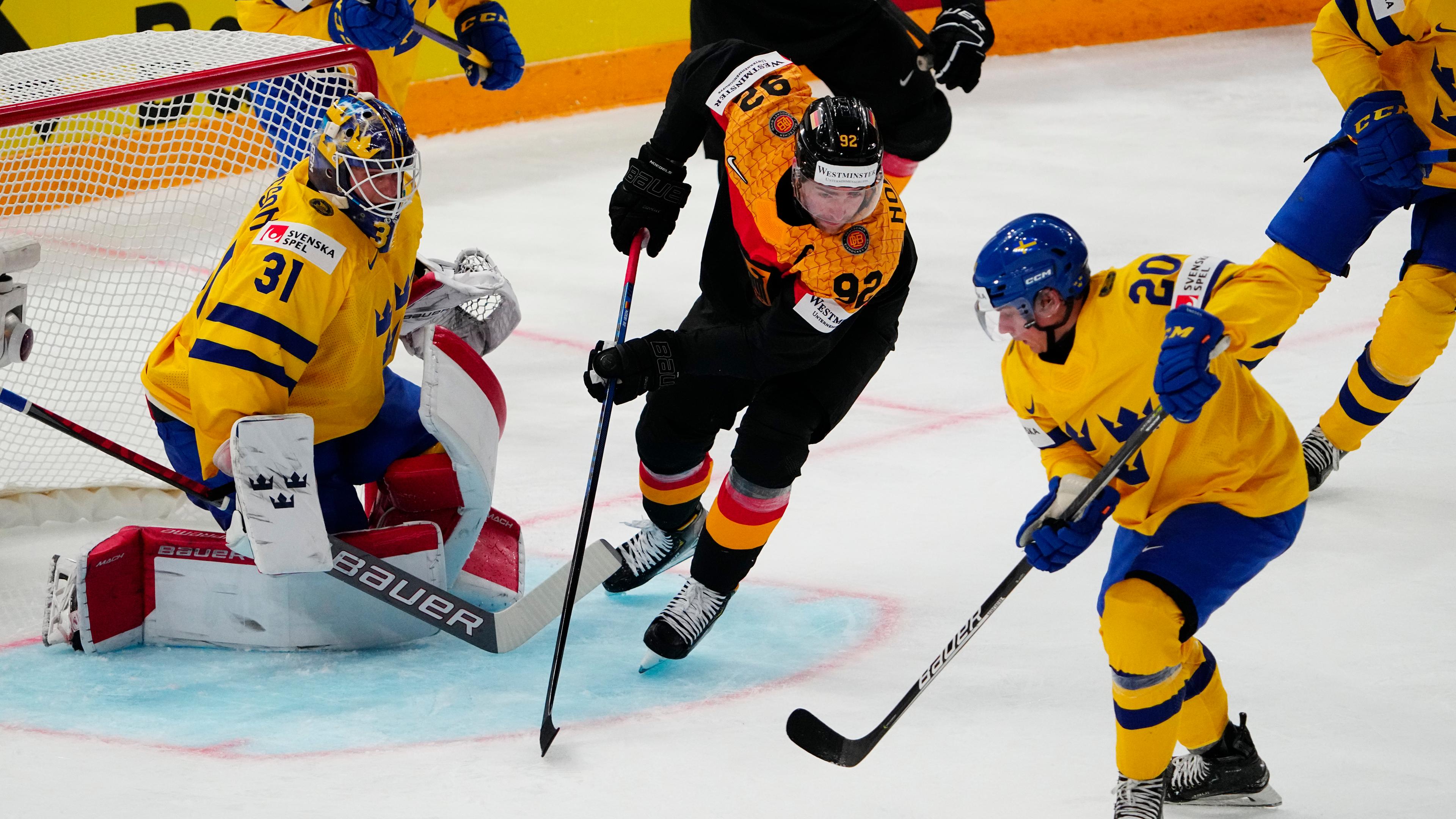 Eishockey-WM: Schweden - Deutschland