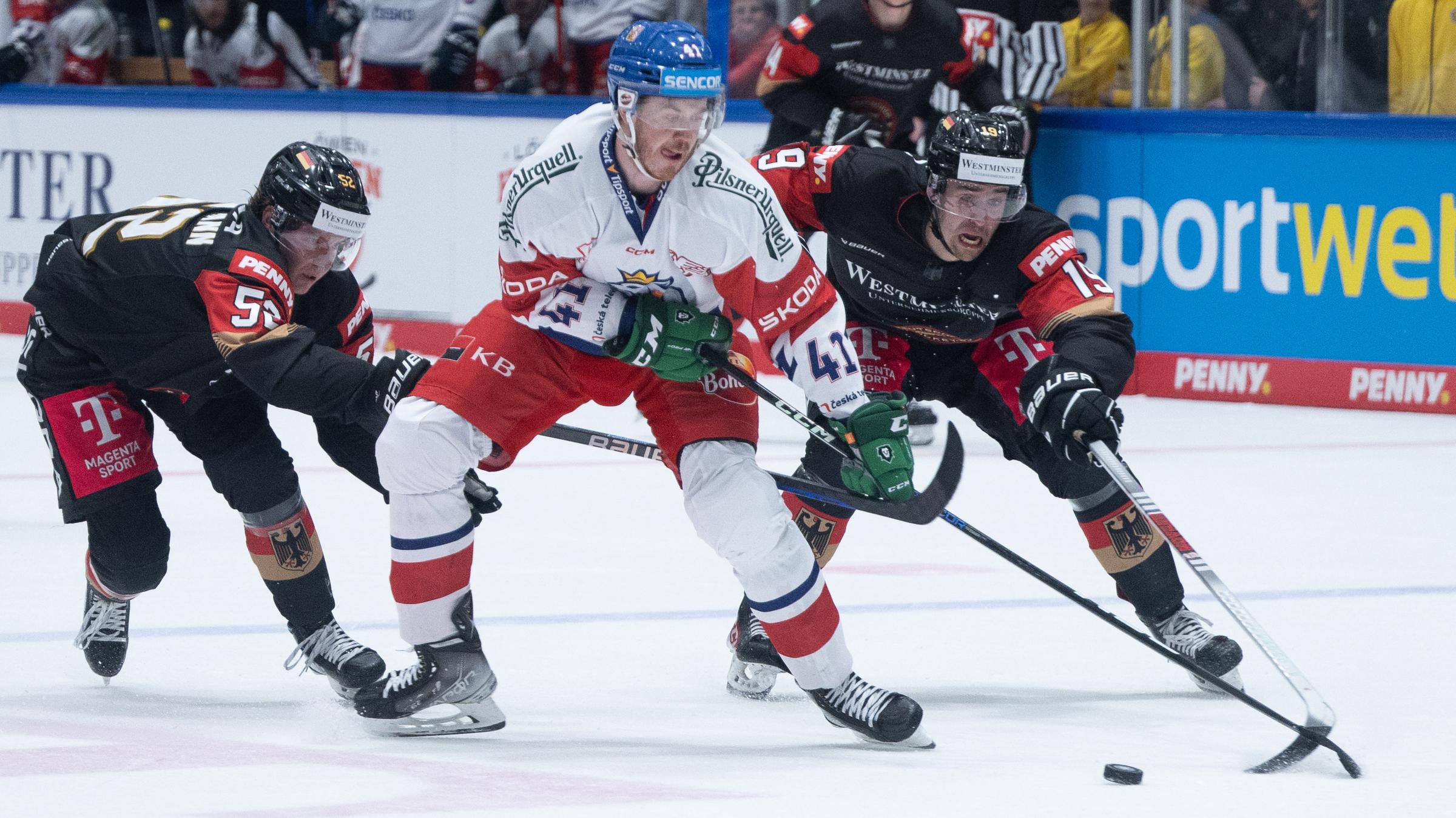 Eishockey DEB-Team verliert erneut gegen Tschechien
