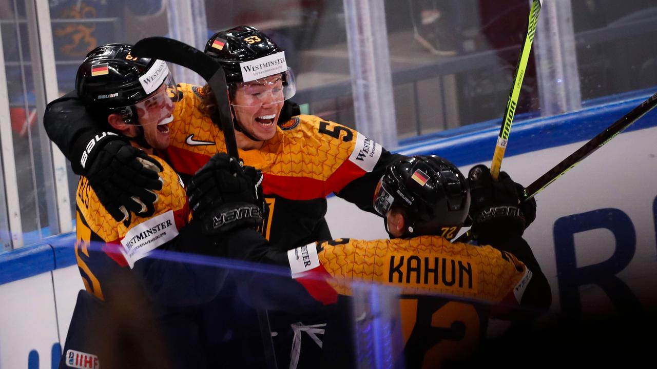 Sieg über die USA Deutsches Eishockey-Team im WM-Finale