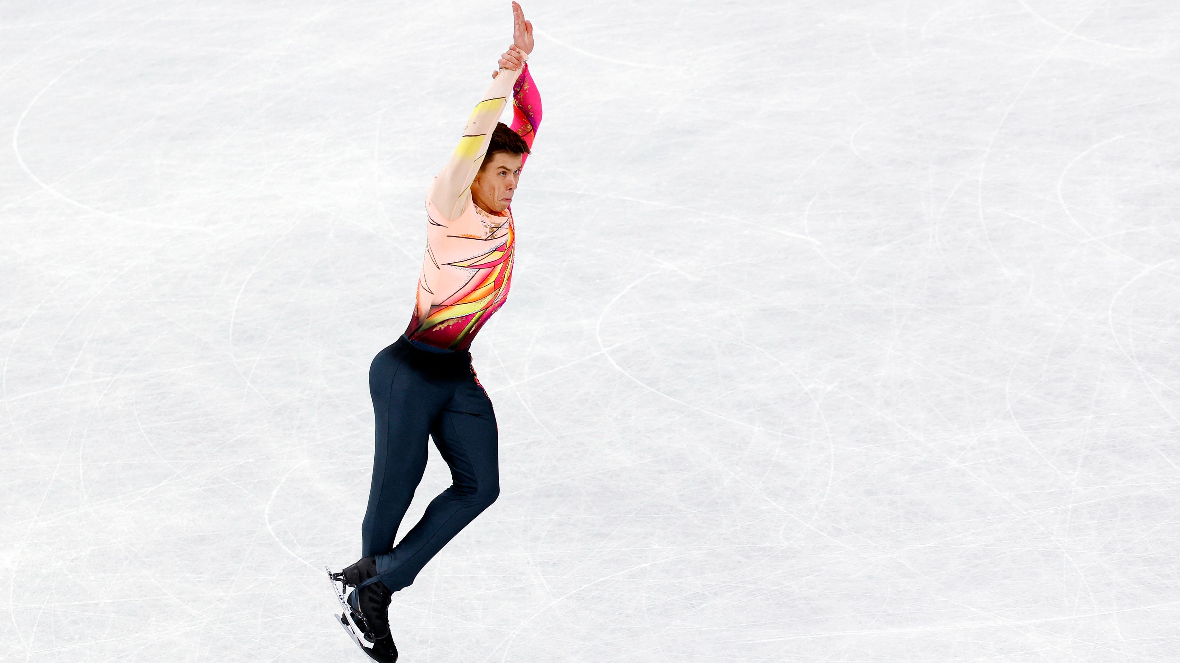 25.03.2023, Saitama, Japan: Nikita Starostin (Deutschland) bei der Eiskunstlauf-WM