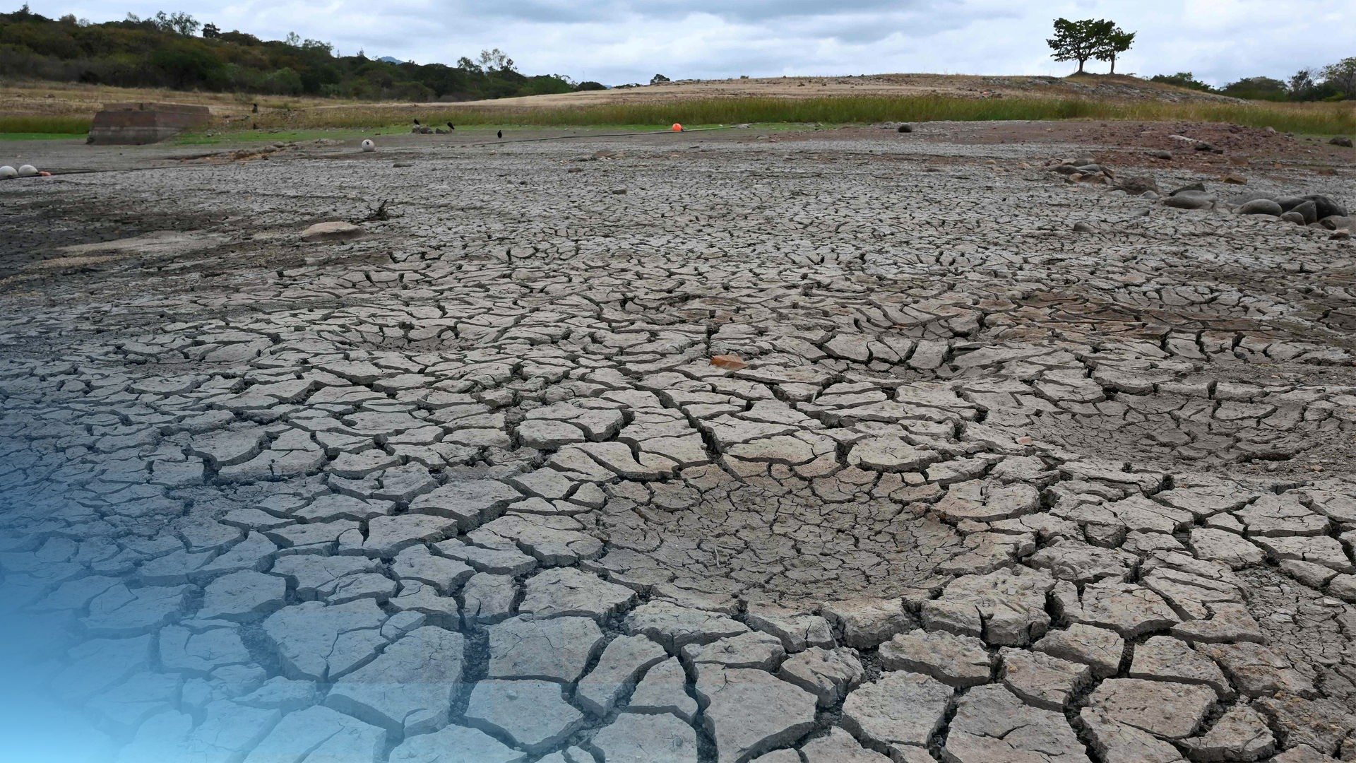 Trockener Boden in Honduras, der durch eine von El Niño bewirkte Dürre entstanden ist.