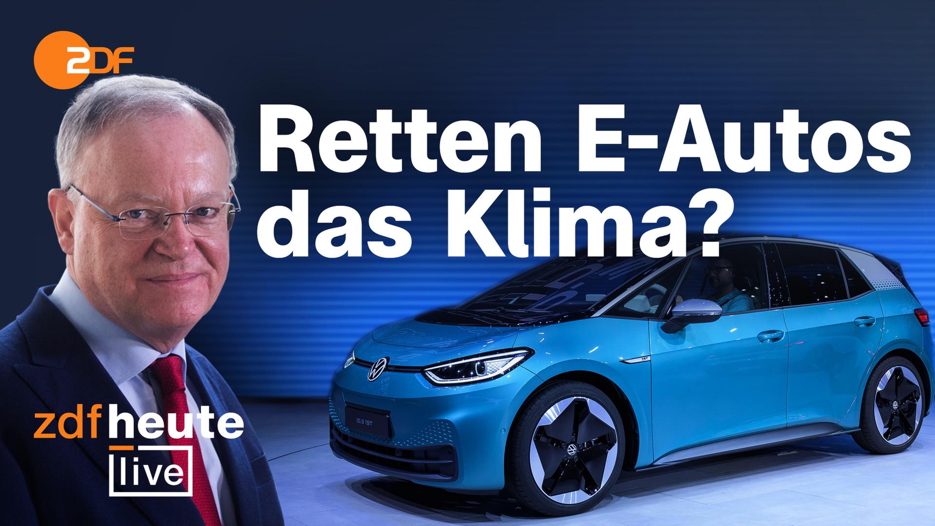 Thumbnail zu ZDFheute live zur E-Mobilität