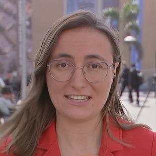 Elisa Miebach berichtet vom Klimagipfel 2022.