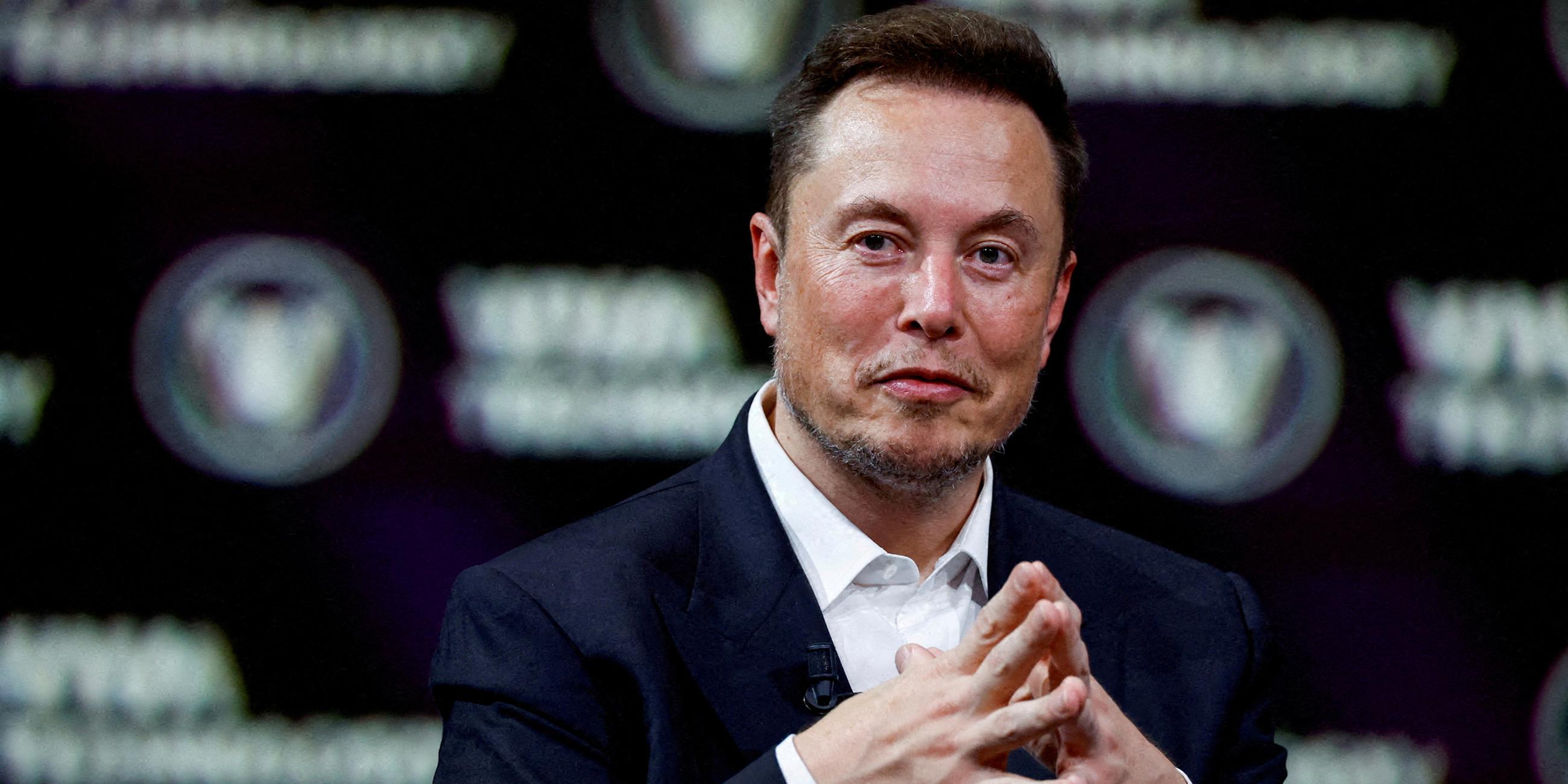 Elon Musk am 16.06.2023 bei der Viva Technology-Konferenz.