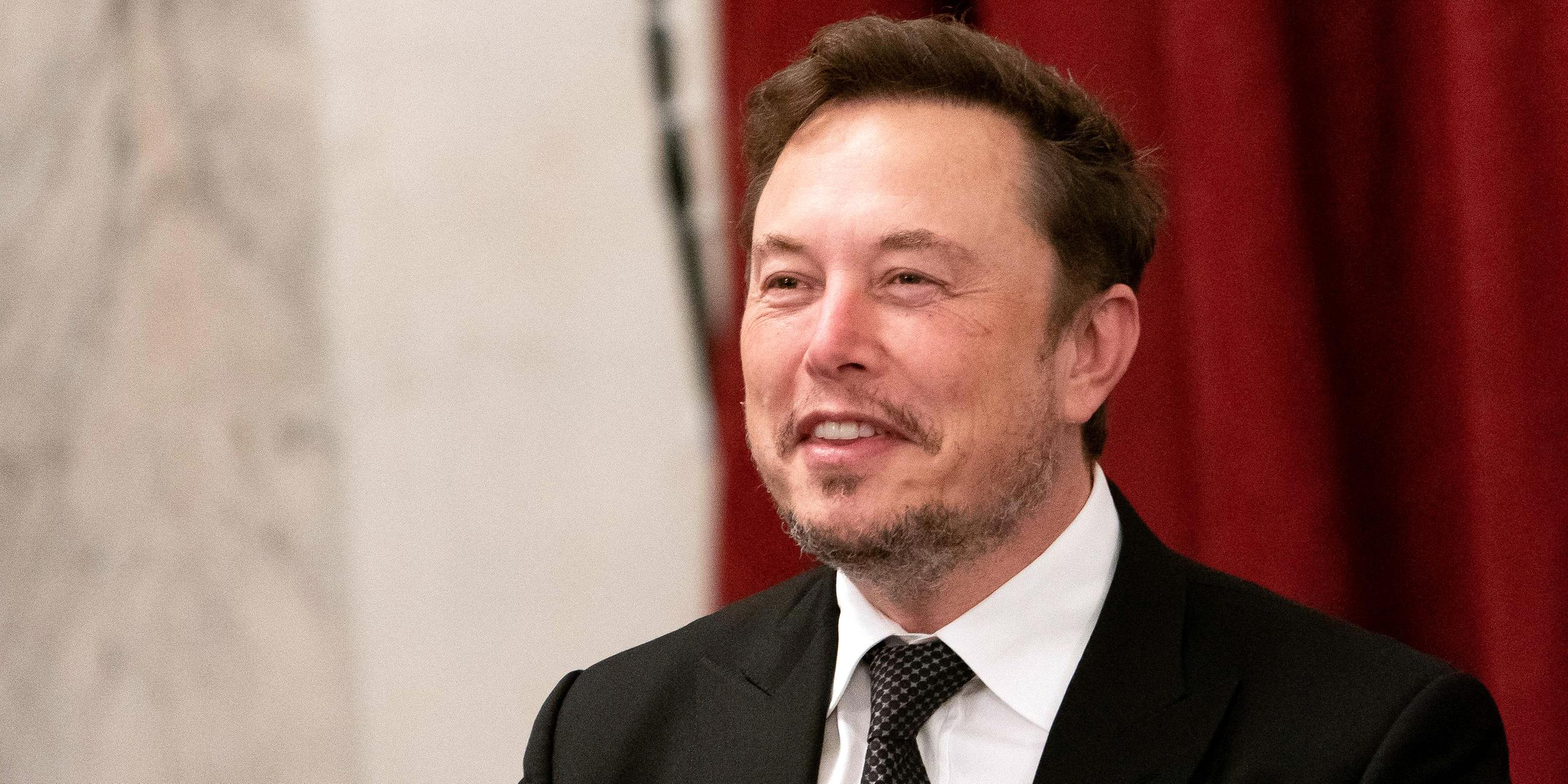Elon Musk, aufgenommen am 13.09.2023 in Washington  (USA)