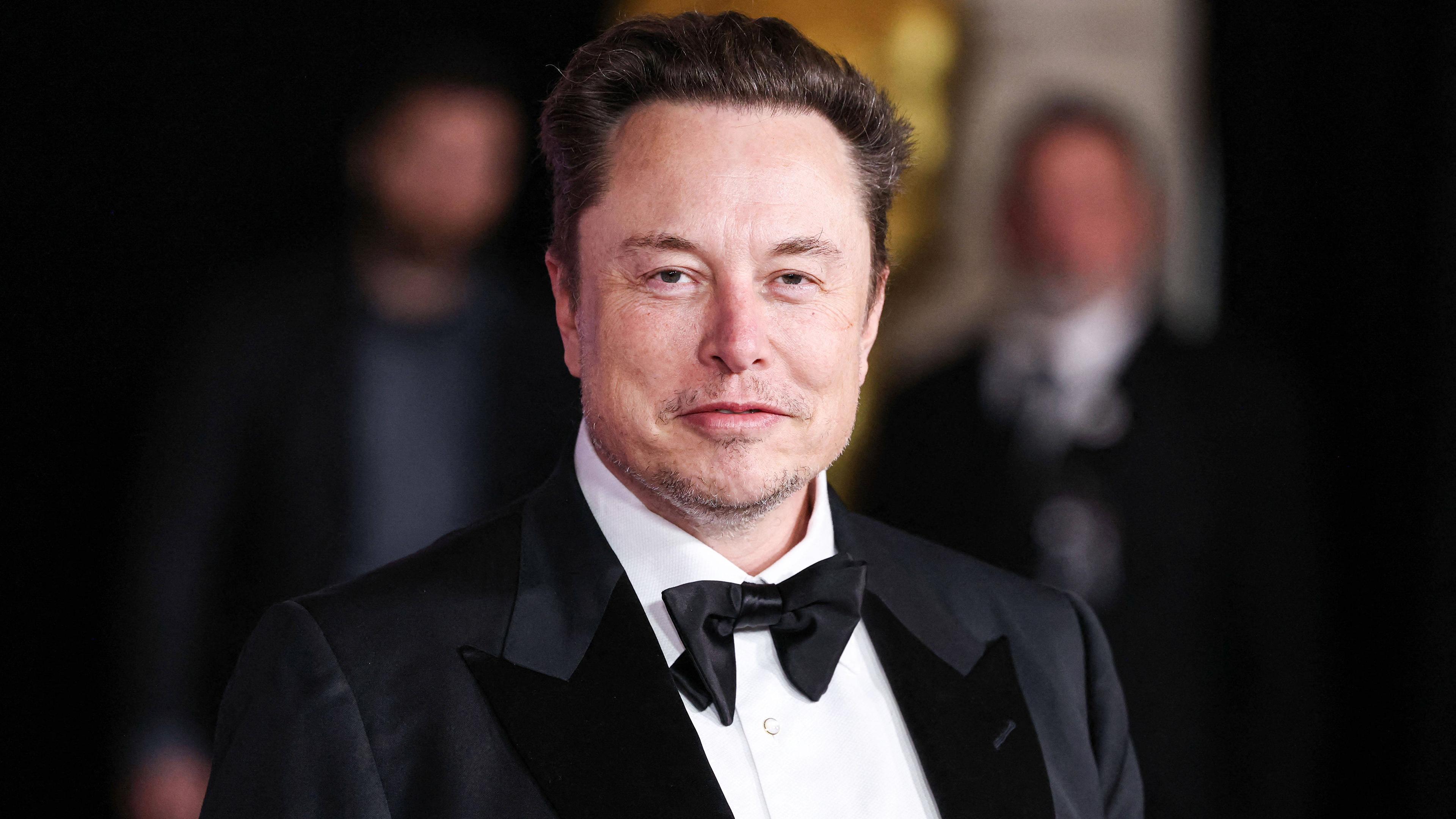 Elon Musk, aufgenommen am 13.04.2024 in Los Angeles (USA)