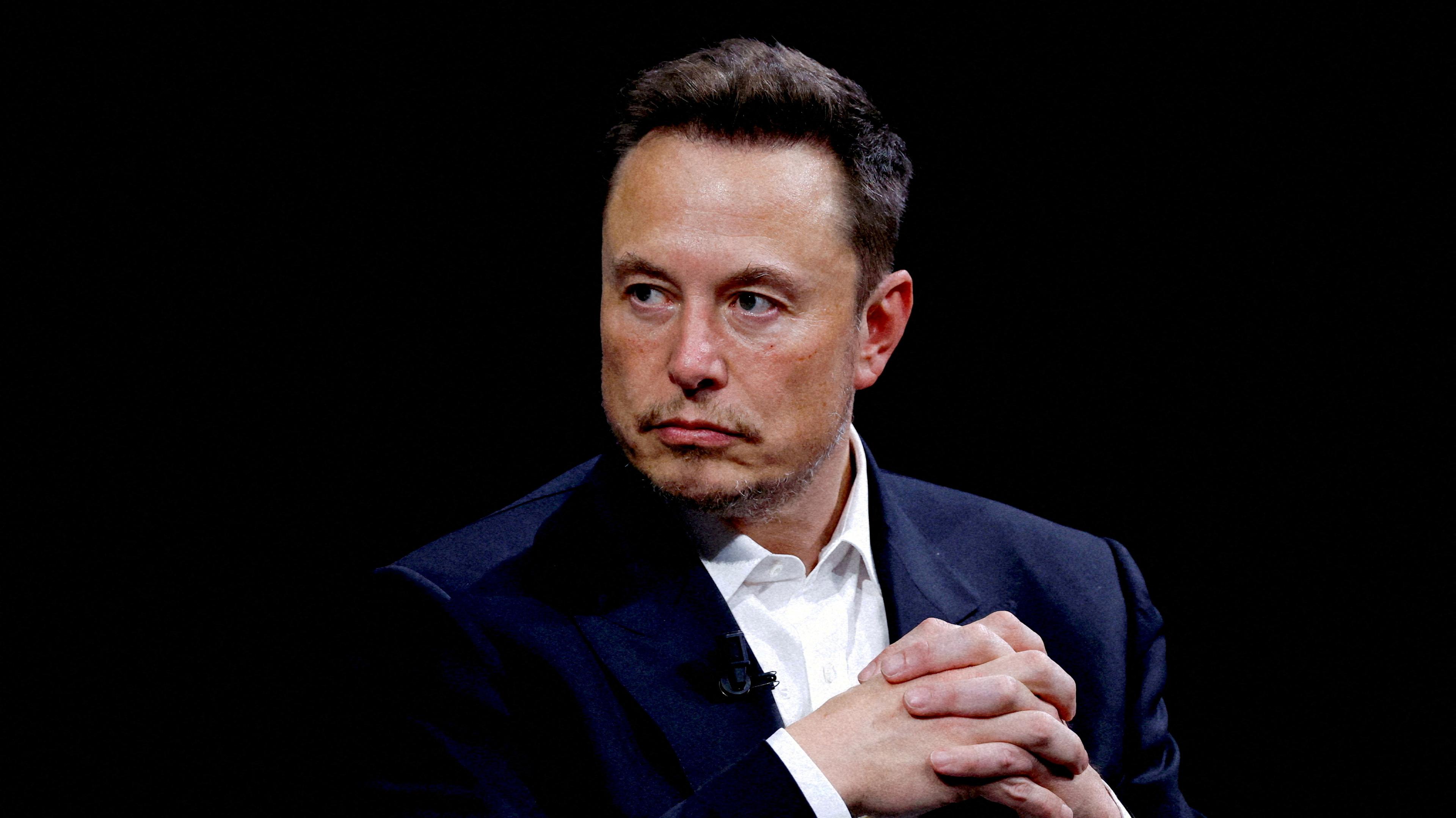 Elon Musk, CEO of SpaceX and Tesla and owner of X, formerly known as Twitter, attends the Viva Technology conference dedicated to innovation and startups at the Porte de Versailles exhibition centre in Paris, France, June 16, 2023.
