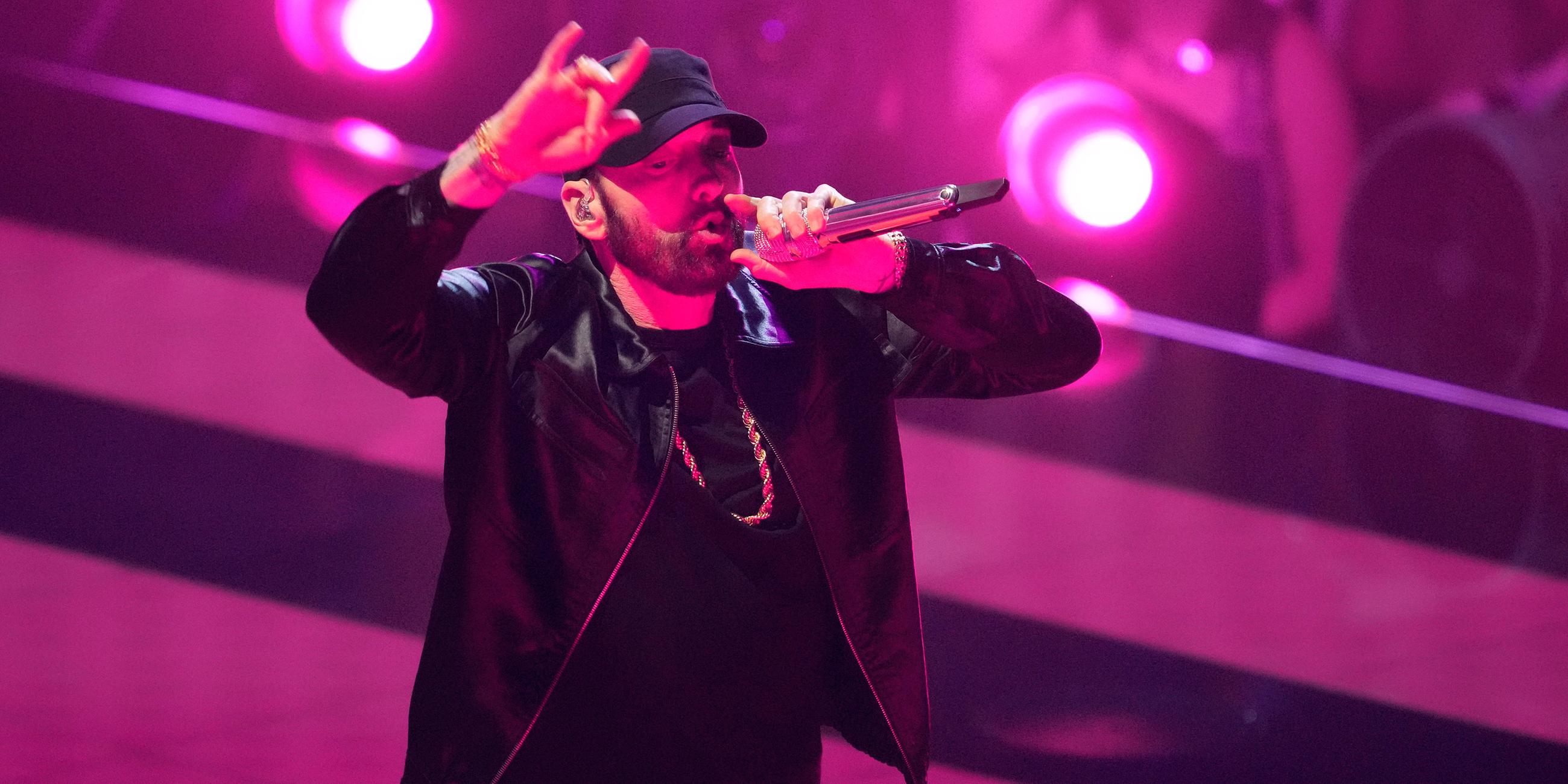 US-Rapper Eminem, aufgenommen am 29.08.2022