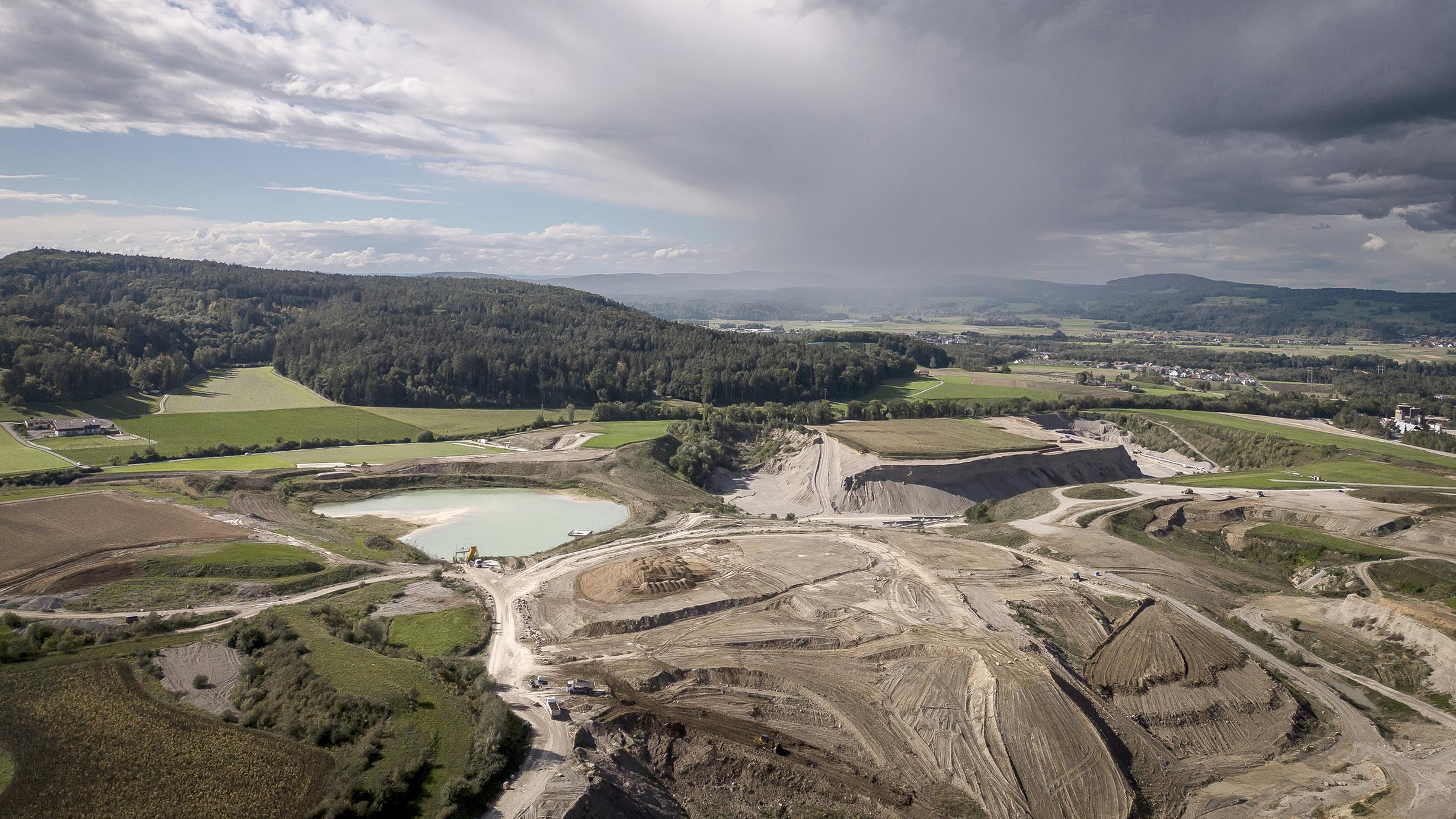 Im Haberstal in Windlach soll ein Endlager für Atommüll in der Schweiz entstehen