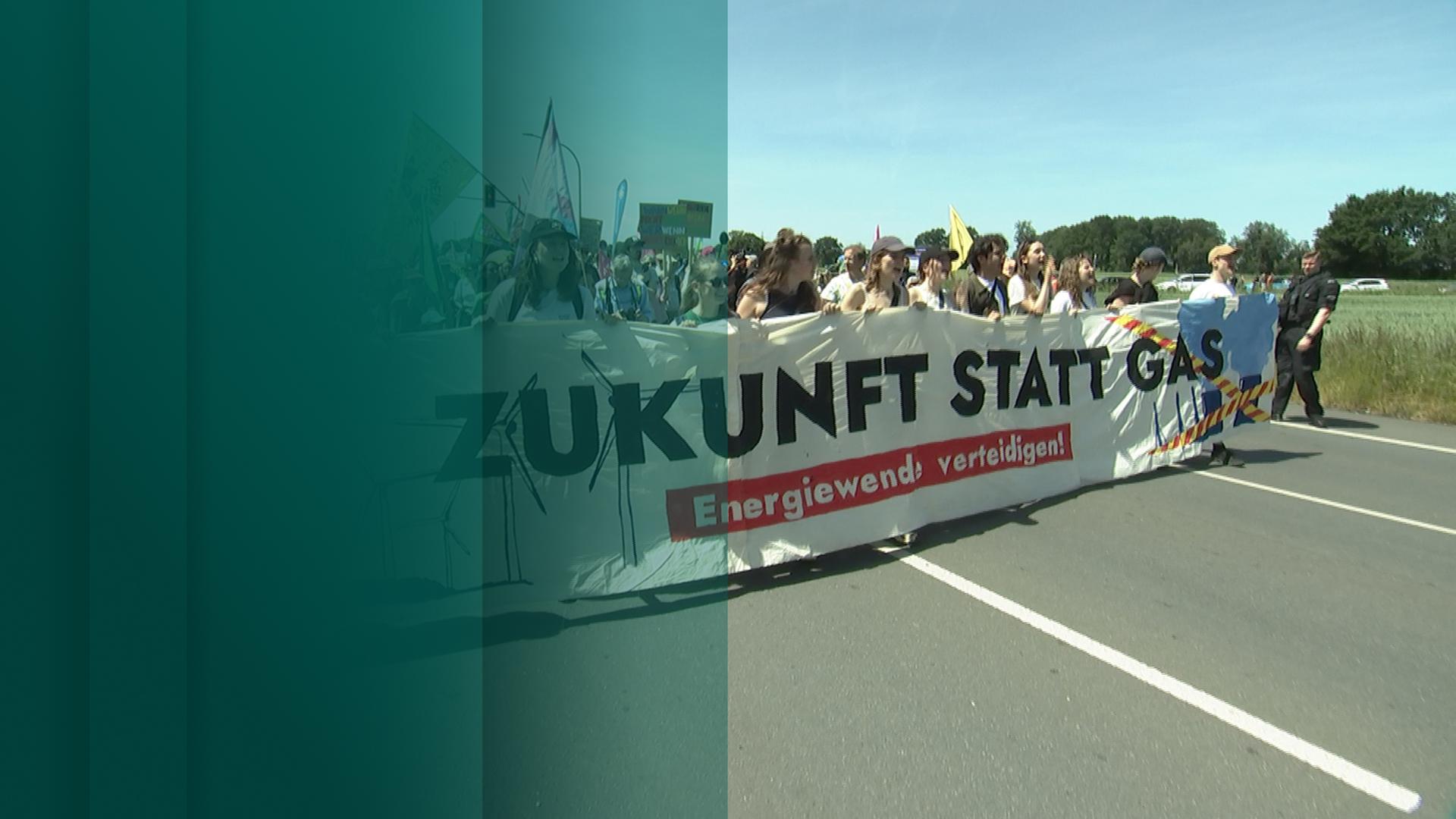 Proteste Gaskraftwerke