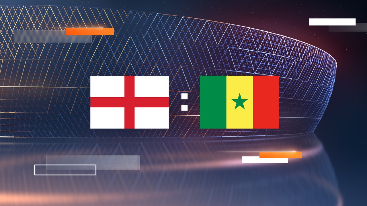 Achtelfinale England Senegal FußballWM 2022 ZDFmediathek