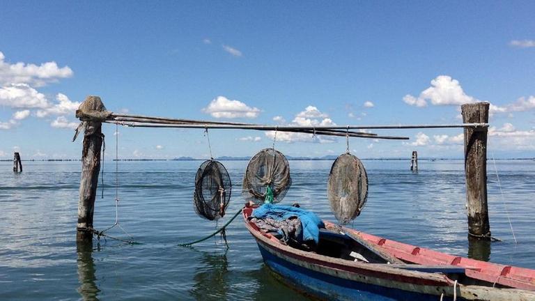Blick von der Insel Pellestrina