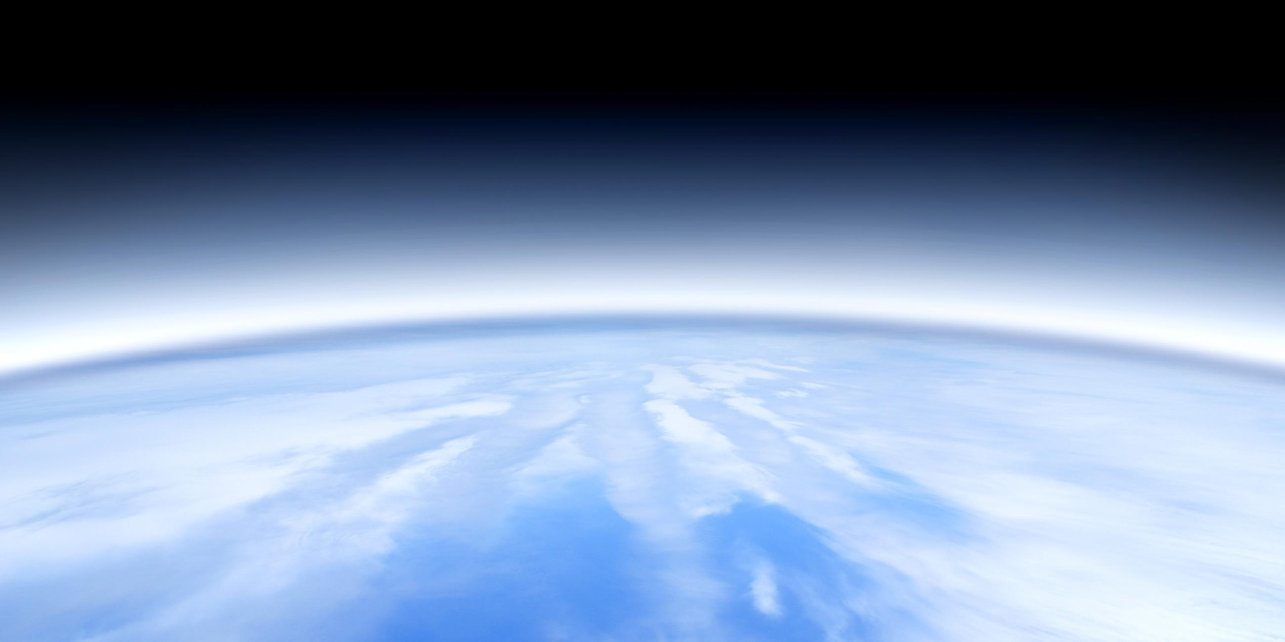 Blick auf die Erde aus dem Weltall