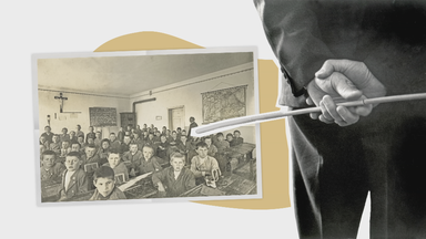 Früher wurde in der Schule noch geprügelt