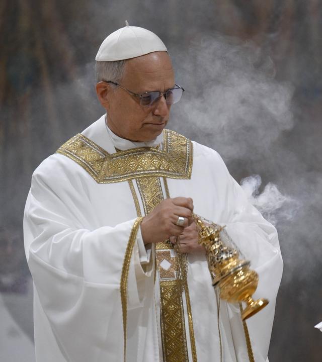 Leo XIV bei seiner ersten Messe