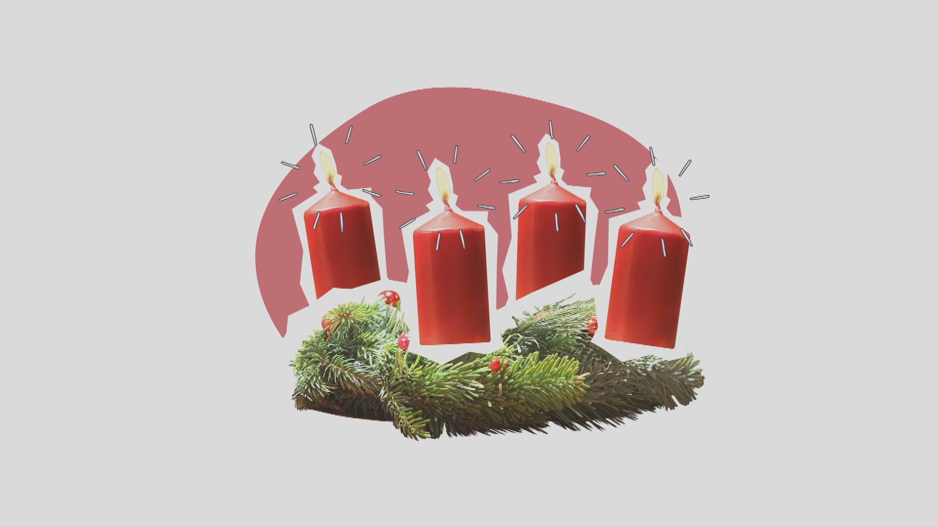 Grafik Adventskranz 