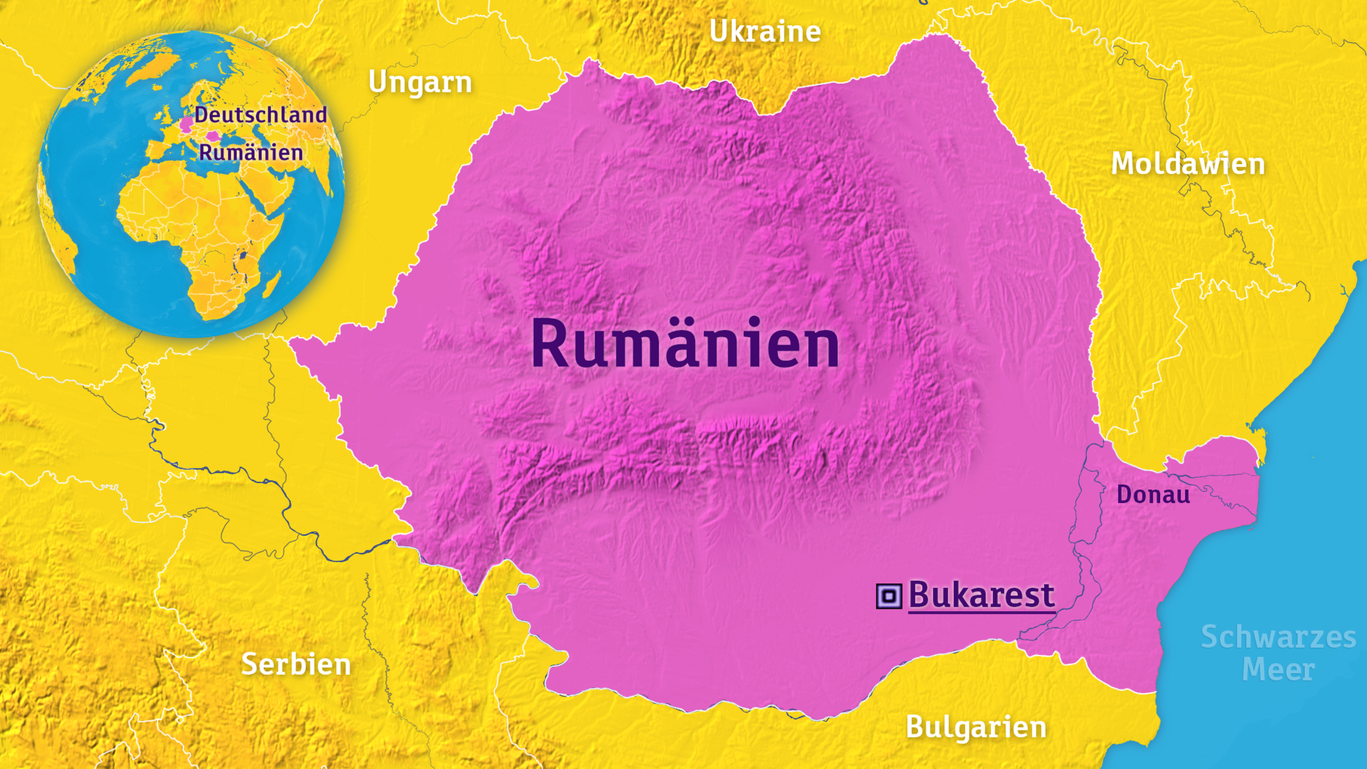 EU-Karte: Rumänien