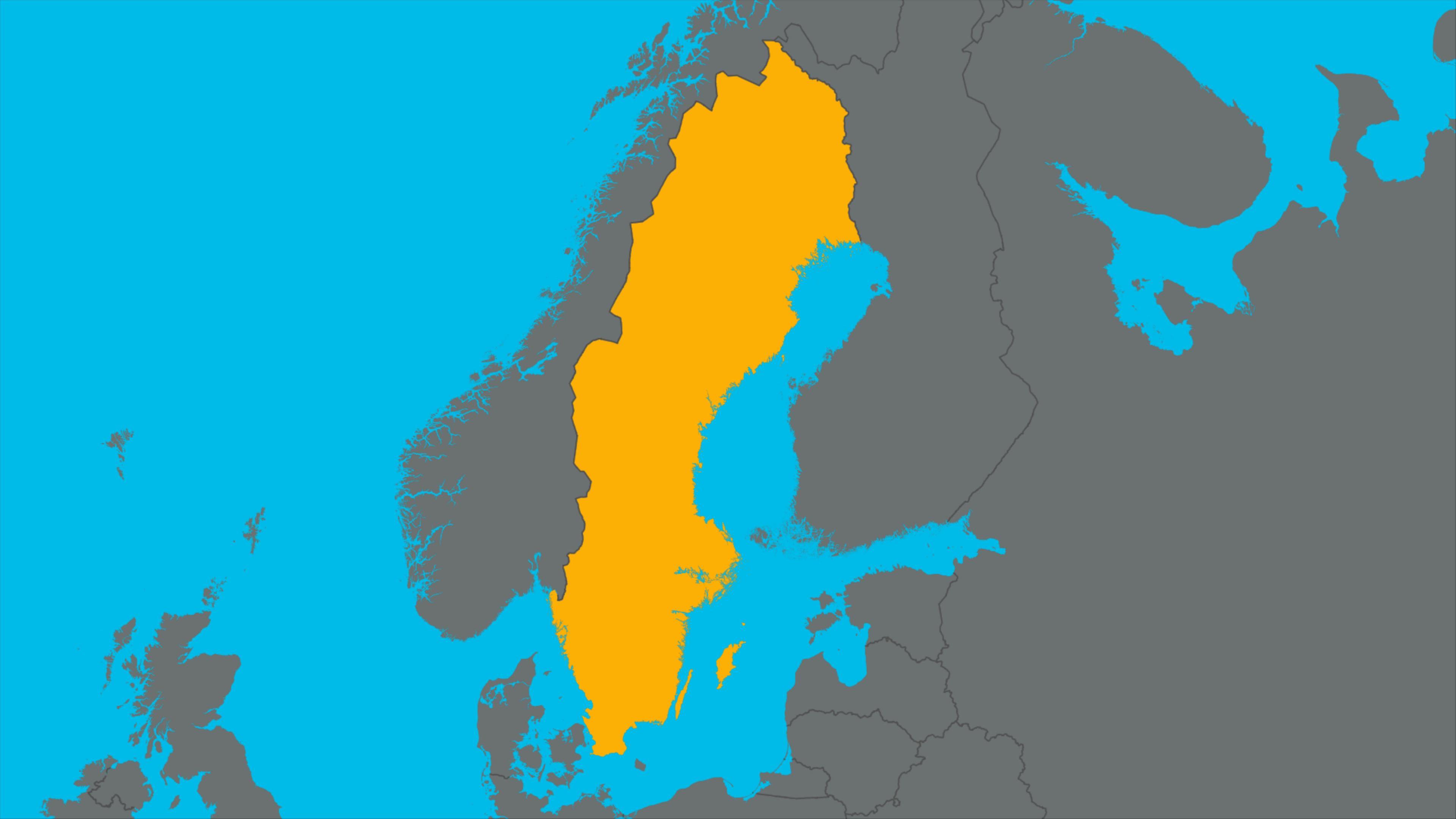 EU-Karte: Schweden