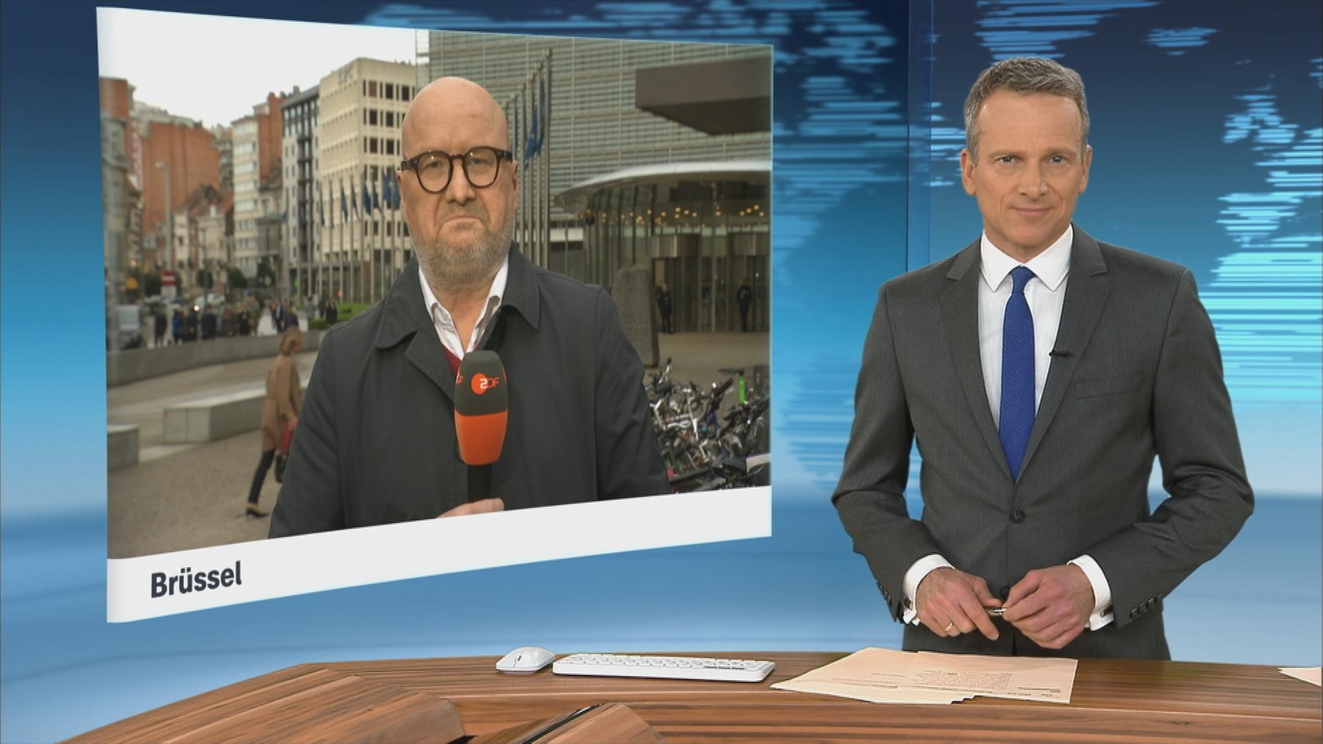 ZDF-Korrespondent Ulf Röller berichtet in Brüssel.