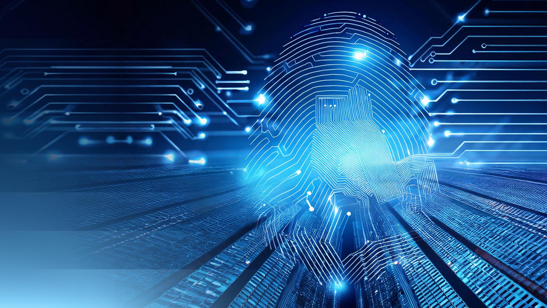 Ein digitaler Fingerabdruck.