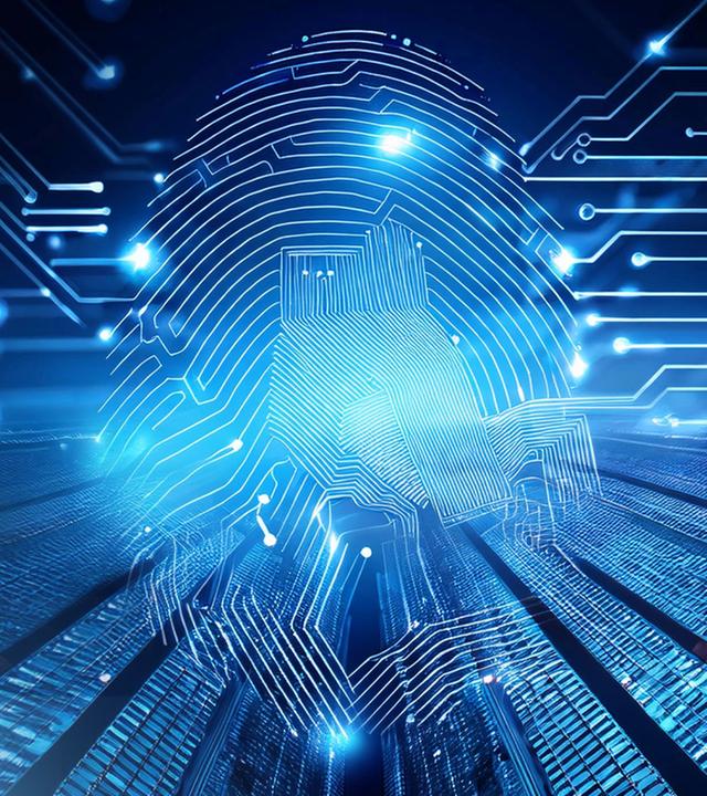 Ein digitaler Fingerabdruck.