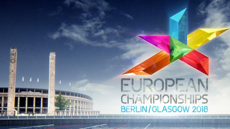Logo der Europäischen Meisterschaften Berlin/Glasgow 2018